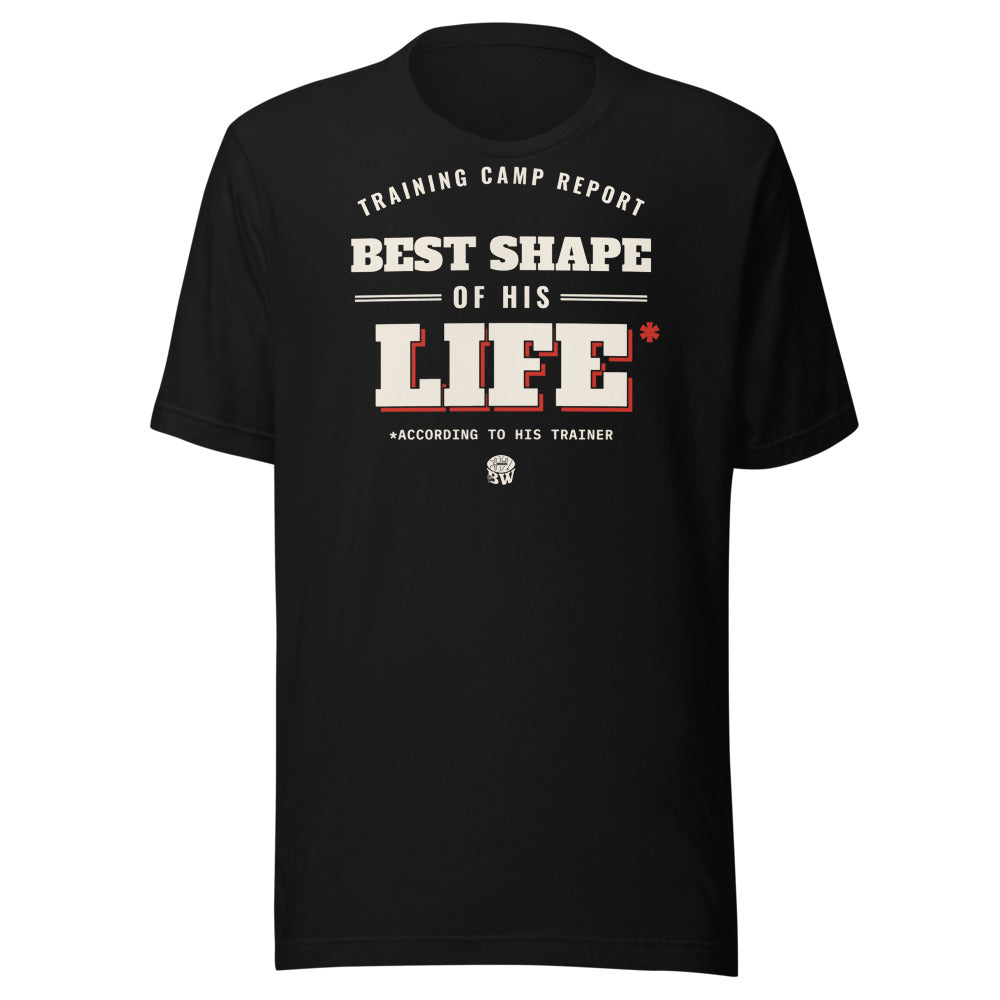 Best Shape of His Life tee in Black
